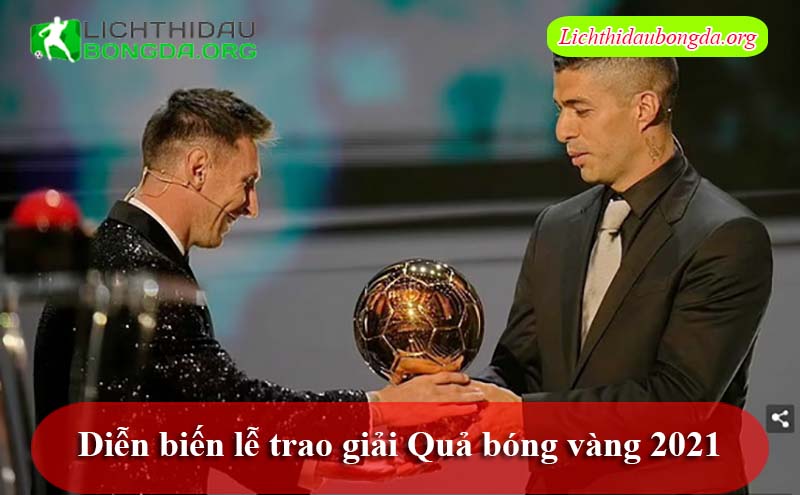 Diễn biến lễ trao giải Quả bóng vàng 2021