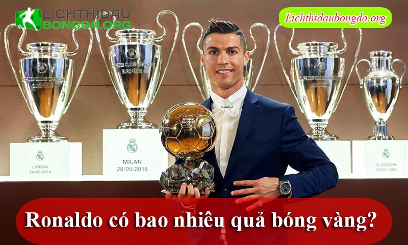 Ronaldo có bao nhiêu quả bóng vàng?