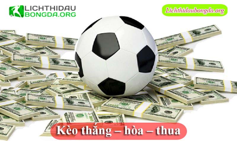 Kèo thắng – hòa – thua