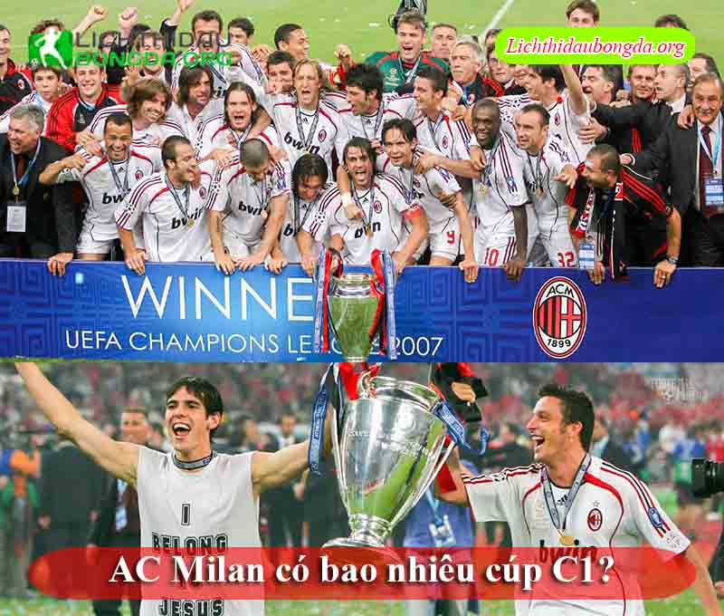 AC Milan có bao nhiêu cúp C1?