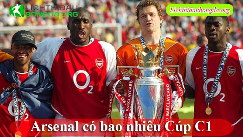 Arsenal có bao nhiêu Cúp C1