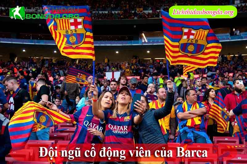Đội ngũ cổ động viên của Barca