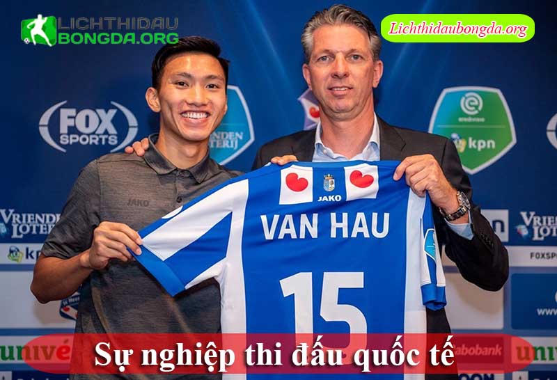 Sự nghiệp thi đấu quốc tế 
