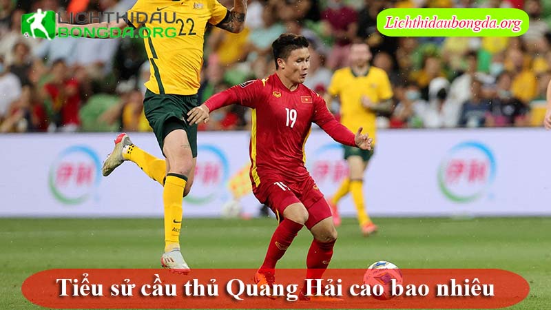 Tiểu sử cầu thủ Quang Hải cao bao nhiêu