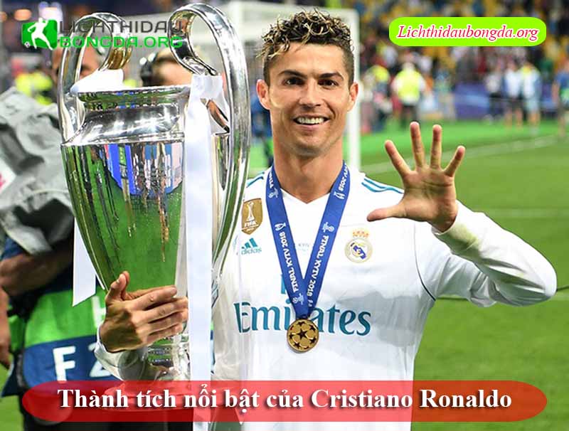Thành tích nổi bật của Cristiano Ronaldo